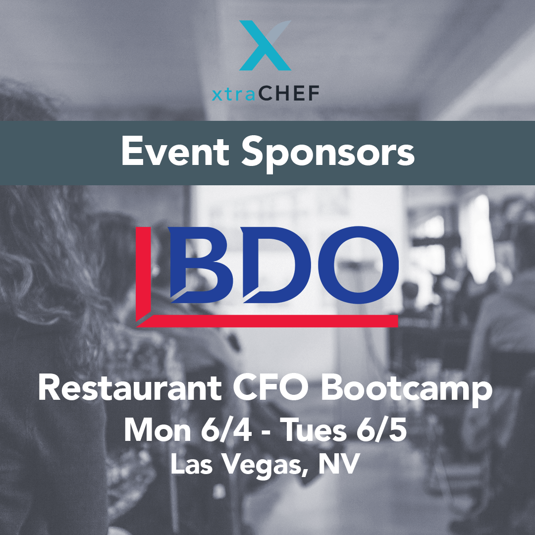 xtraCHEF-Event Sponsors-BDO Restaurant CFO Bootcamp
