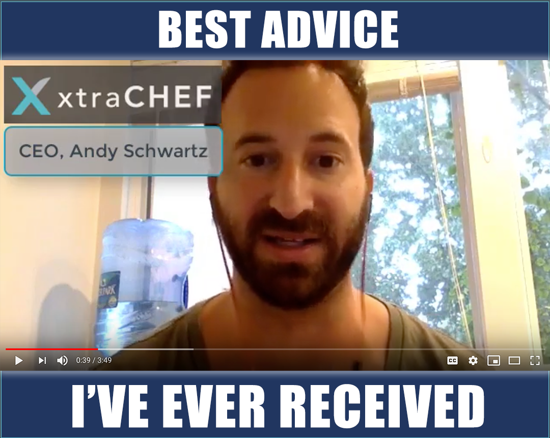 xtraCHEF CEO, Andy Schwartz, on video chat for running restaurants podcast