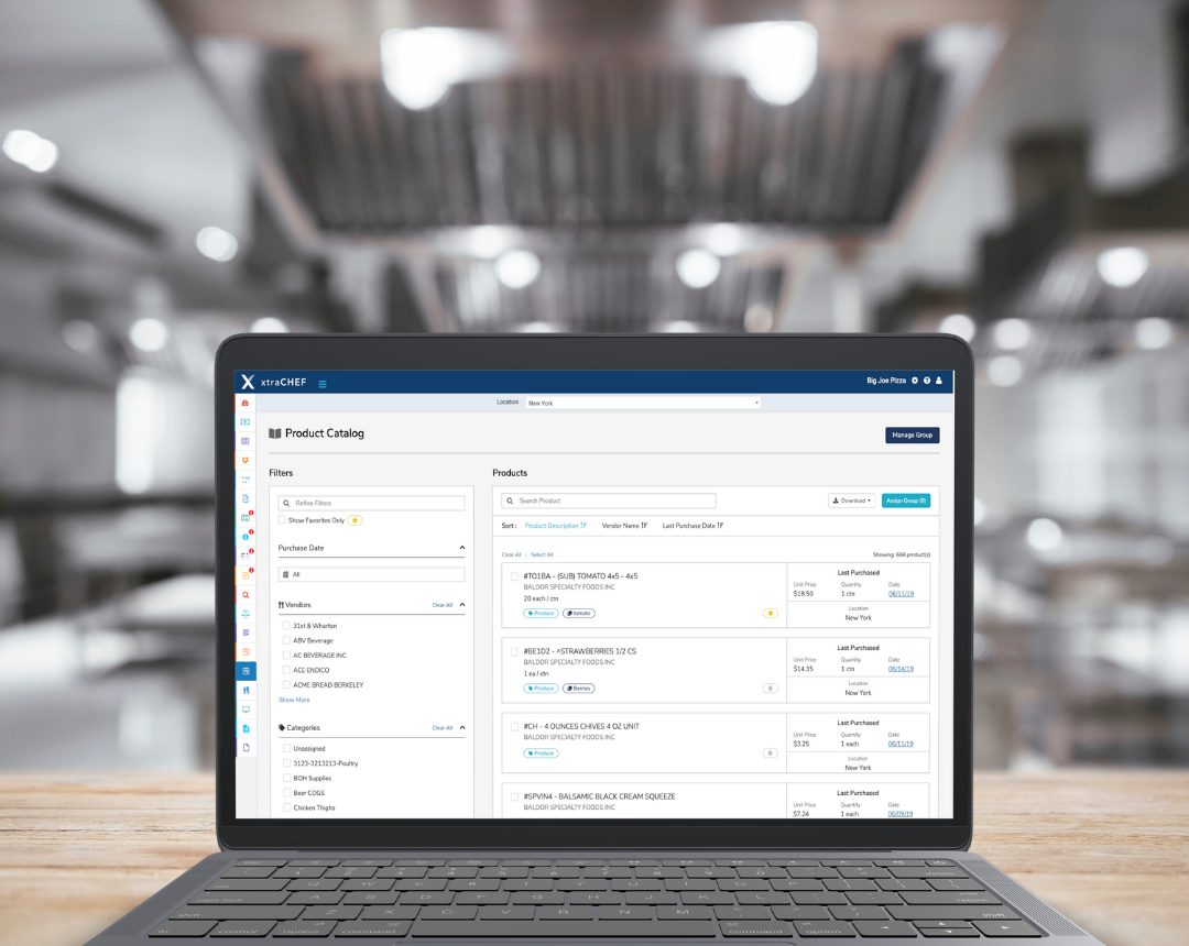 xtraCHEF Reinvents Restaurant Inventory Management Software in Latest Release
