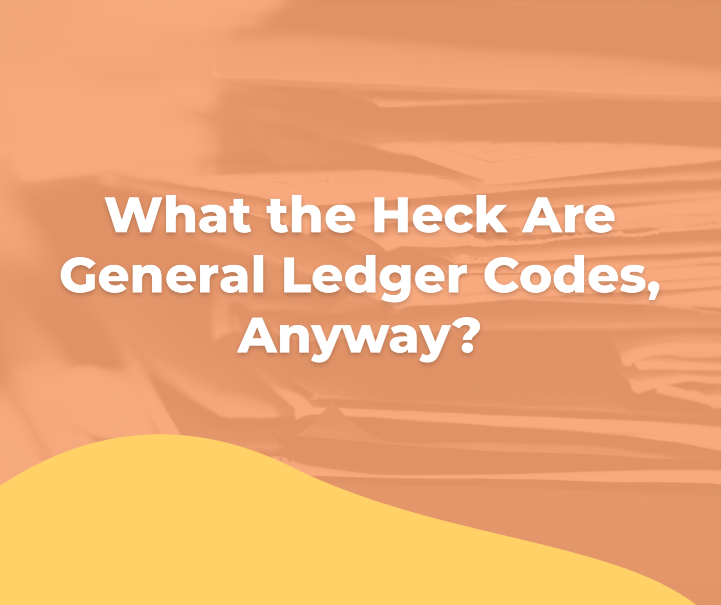 what the heck are general ledger codes