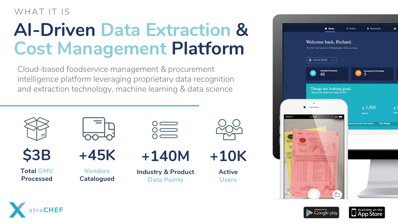 xtraCHEF - AI-Driven Data Extraction & Cost Management Platform for the Restaurant Industry